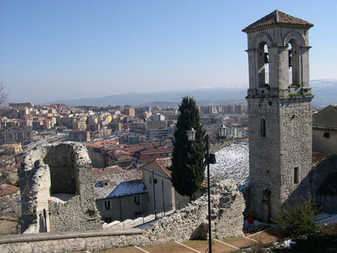 Panorama della città di Campobasso