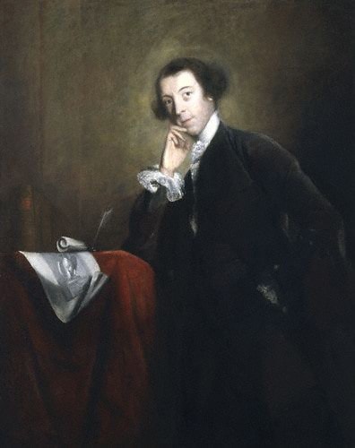 Horace Walpole ritratto da Sir Joshua Reynolds (1756)